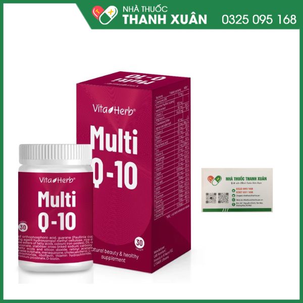 Multi Q-10 giúp bổ sung vitamin và khoáng chất cho cơ thể